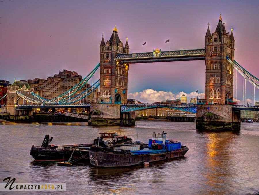 londyn rzeka most