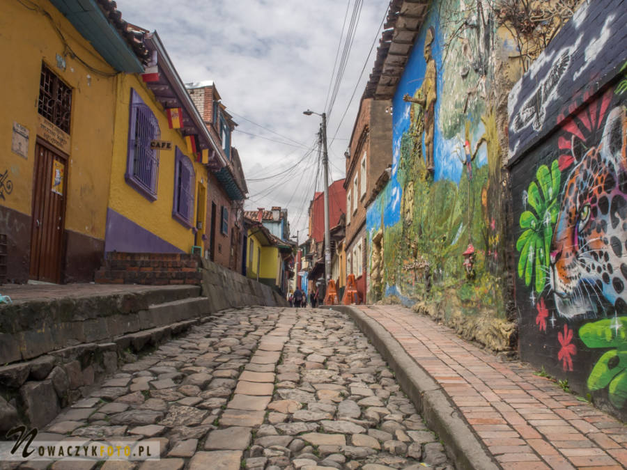 Wycieczka po ozdobionych graffiti uliczkach Bogoty, Kolumbia